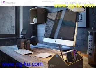 80组高品质家庭小饰品装饰3D模型合集的图片3