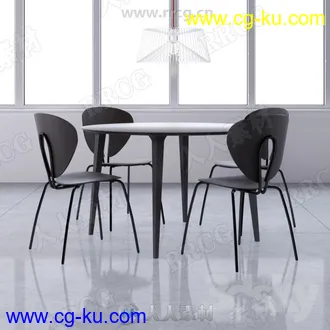50组精品桌子椅子3D模型合集的图片2