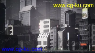 日本东京都高楼大厦城市建筑景观3D模型合集的图片2