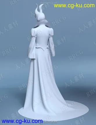 女版仙女传说蝙蝠女巫造型服饰3D模型合集的图片2