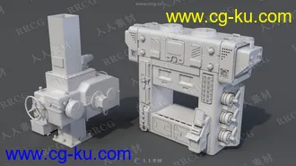20组高质量工厂生成设备机器相关3D模型合集的图片2