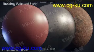 6组高品质Substance生锈涂漆钢铁金属材质合集的图片2