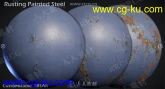 6组高品质Substance生锈涂漆钢铁金属材质合集的图片3