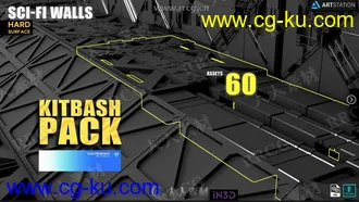 60组高质量科幻影视墙壁3D模型合集的图片3