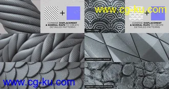 255组Zbrush花纹图案位移Alpha贴图合集 附使用教程的图片3