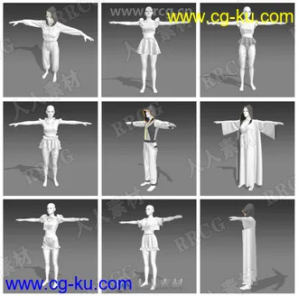 10套Marvelous Designer衣服服饰高质量3D模型的图片3