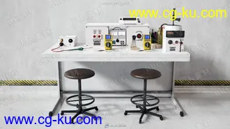 21组高品质物理化学生物实验室教师设备相关3D模型合集 Evermotion Archmodels第228季的图片2