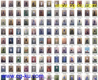 458组人物角色扫描级C4D高质量3D模型的图片2