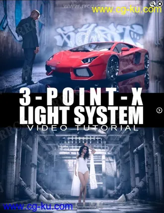 3 Point X 专业灯光照明系统视频教程3D模型合集的图片1
