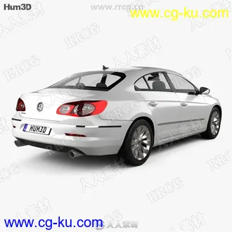 大众帕萨特Volkswagen Passat真实汽车高质量3D模型的图片3