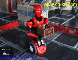 服务性质先进多功能机器人3D模型合集的图片2