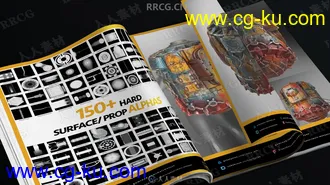 150组Zbrush硬表面Alpha贴图合集 附使用教程的图片3