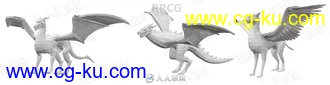 60组基础网格3D模型库 包含人物动物昆虫怪物等的图片1