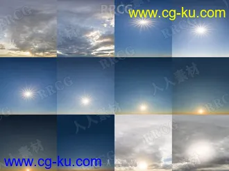 24组天空光源照明可视化环境HDRI合集的图片1