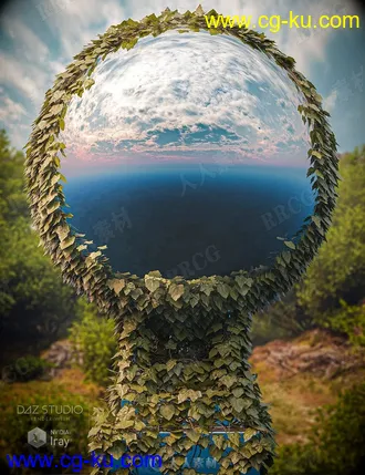 8种独特逼真效果天空预设3D模型合集的图片2