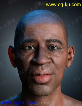 黝黑皮肤非洲男性角色3D模型合集的图片2