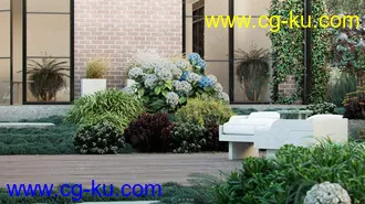 80组高精度花园草木植物3D模型合集的图片3
