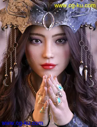 性感逼真美丽武士女神角色3D模型合集的图片3