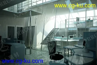 70组高品质办公桌子椅子前台柜子相关3D模型合集 Evermotion Archmodels第89季的图片3