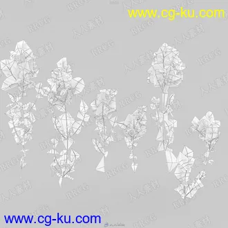 14组高质量小草草地草坪草木植物3D模型合集 Evermotion Archmodels第225季的图片2