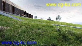 171组高质量公园花园草地小区社区草坪自然带等植物3D模型合集的图片3