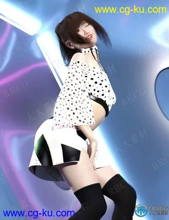 女性性感可爱爵士舞蹈妩媚姿势3D模型合集的图片3