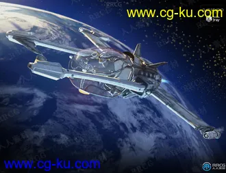 美丽奇特科幻多功能战斗机飞机3D模型合集的图片1