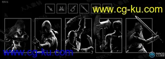 48组经典游戏角色动作姿势设计Reallusion模板的图片3