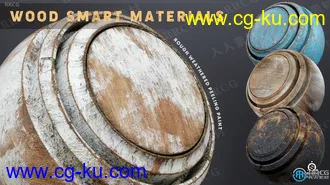 27组木材木质Substance Painter智能PBR材质合集的图片1