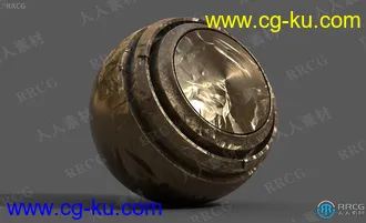20组金属破坏凹痕撕裂Zbrush VDM笔刷合集的图片3