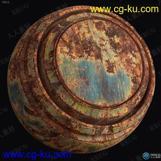 5组破损金属Substance高质量4K高清智能PBR材质合集的图片3