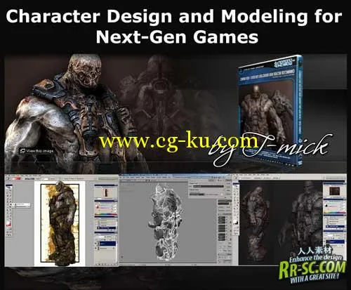 《高阶角色造型XSI、ZBrush与Photoshop结合使用训练教程》（Character Design and的图片1