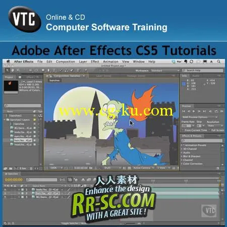 《Adobe After Effects CS5 高阶训练教程》（VTC Adobe After Effects CS5 Tutoria的图片1