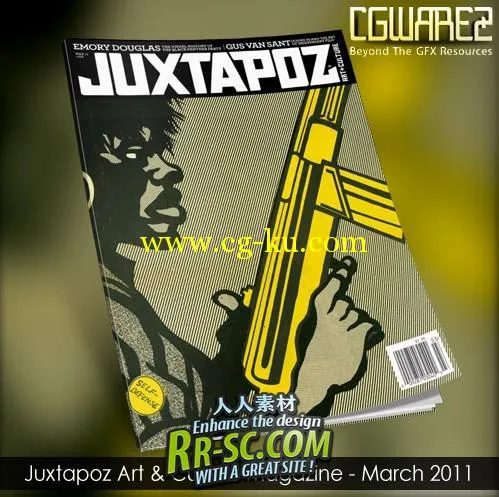 《先锋平面设计杂志2011.3月刊》（Juxtapoz Art & Culture Magazine – Ma的图片1