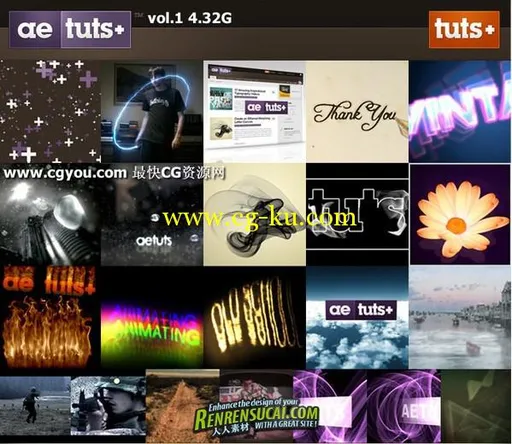 《AE影视级后期视觉特效制作教程集VOL.1》AE Tutorials ae tutsplus Vol.1的图片1