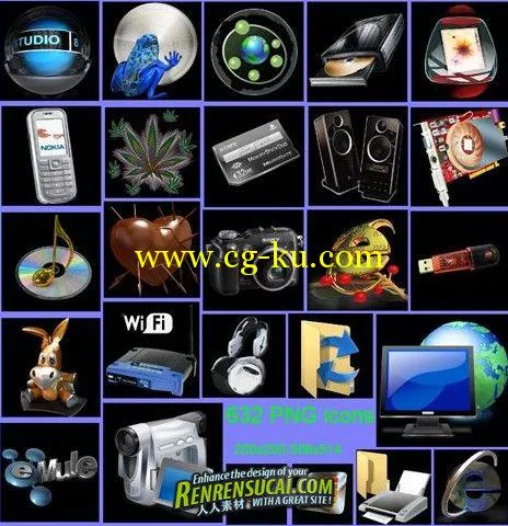 3D应用型图标合辑  3D-icons的图片1