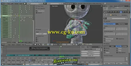 《Blender角色动画培训系列教程》Blender Cookie Exclusive: Baker Animation Training Series的图片4