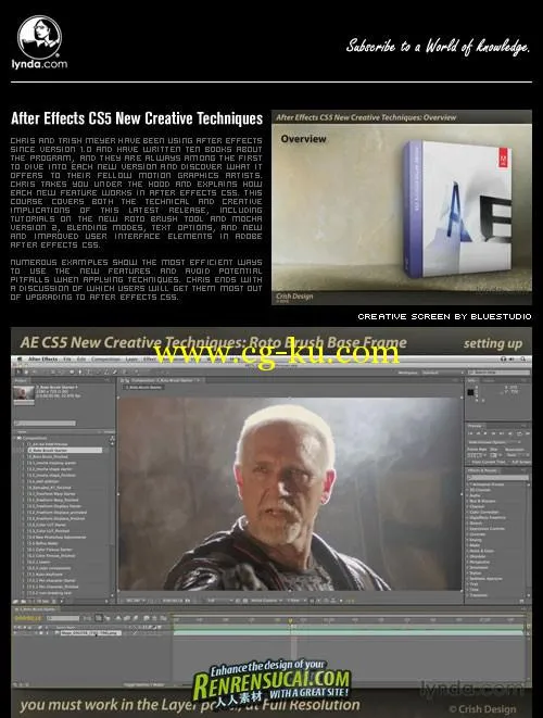 AE CS5新功能教程 Lynda.com Adobe After Effects CS5 New Creative Techniques-QUASAR的图片1