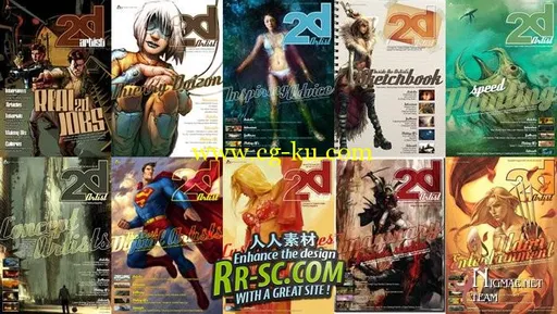 2DArtist 艺术杂志Vol.1-46合辑的图片1
