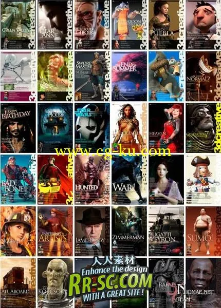 3DCreative 艺术杂志Vol.1-49合辑 （已更新到1-64合辑）的图片1