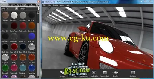 《Luxion KeyShot Pro实时光现追踪渲染程序 win/苹果32/64位版》Luxion Keyshot Pro v2.3.2 Win/Mac 32的图片2