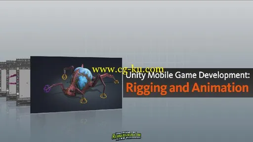 《Unity手机游戏开发之骨骼绑定与动画教程》Digital-Tutors Unity Mobile Game Development Rigging and的图片1