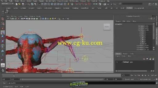 《Unity手机游戏开发之骨骼绑定与动画教程》Digital-Tutors Unity Mobile Game Development Rigging and的图片6