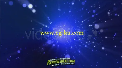 《朦胧粒子光线背景 视频素材》Videohive particle shine 6different backgrounds ...的图片2