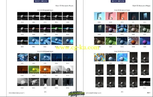 《3D设计背景模型贴图合辑》DOSCH Design 3d Background Stages的图片3