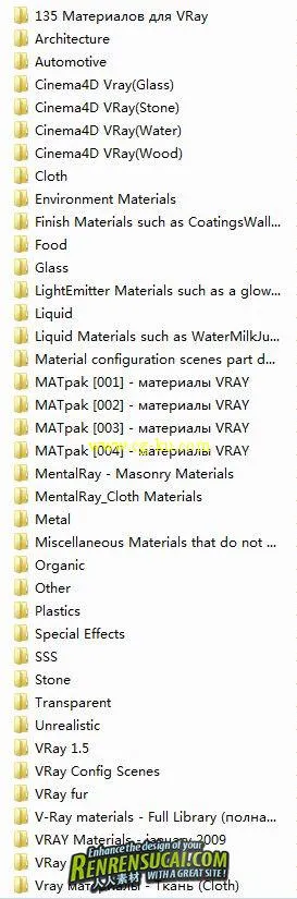 《VRay材质经典合辑》Platinum Collection VRay for 3Ds Max, Cinema4D, MentalRay的图片1
