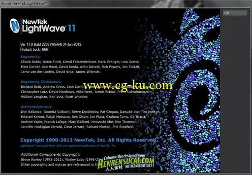 《LightWave 3D 11 32/64位破解版win》Newtek LightWave 3D 11.2238 32bit & 64bit的图片2