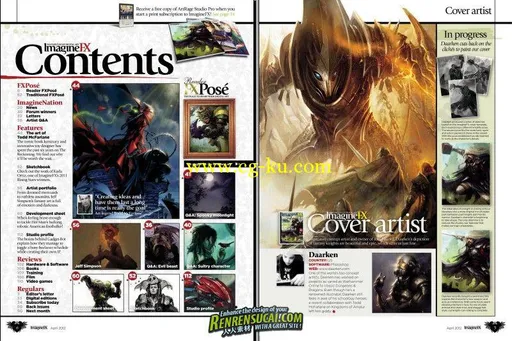 《科幻数字艺术杂志 2012年4月刊》ImagineFX April 2012的图片1