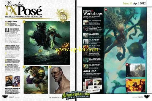 《科幻数字艺术杂志 2012年4月刊》ImagineFX April 2012的图片2