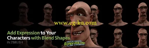 《ZBrush4混合形状插件高级教程》Digital-Tutors Using the Blend Shapes Plugin for ZBrush 4的图片1